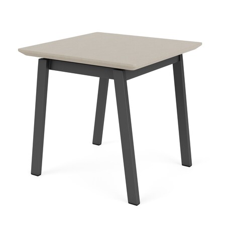 Lesro Newport End Table, 20 in W, 20 in L, 20 in H, Luna Concrete NP0621